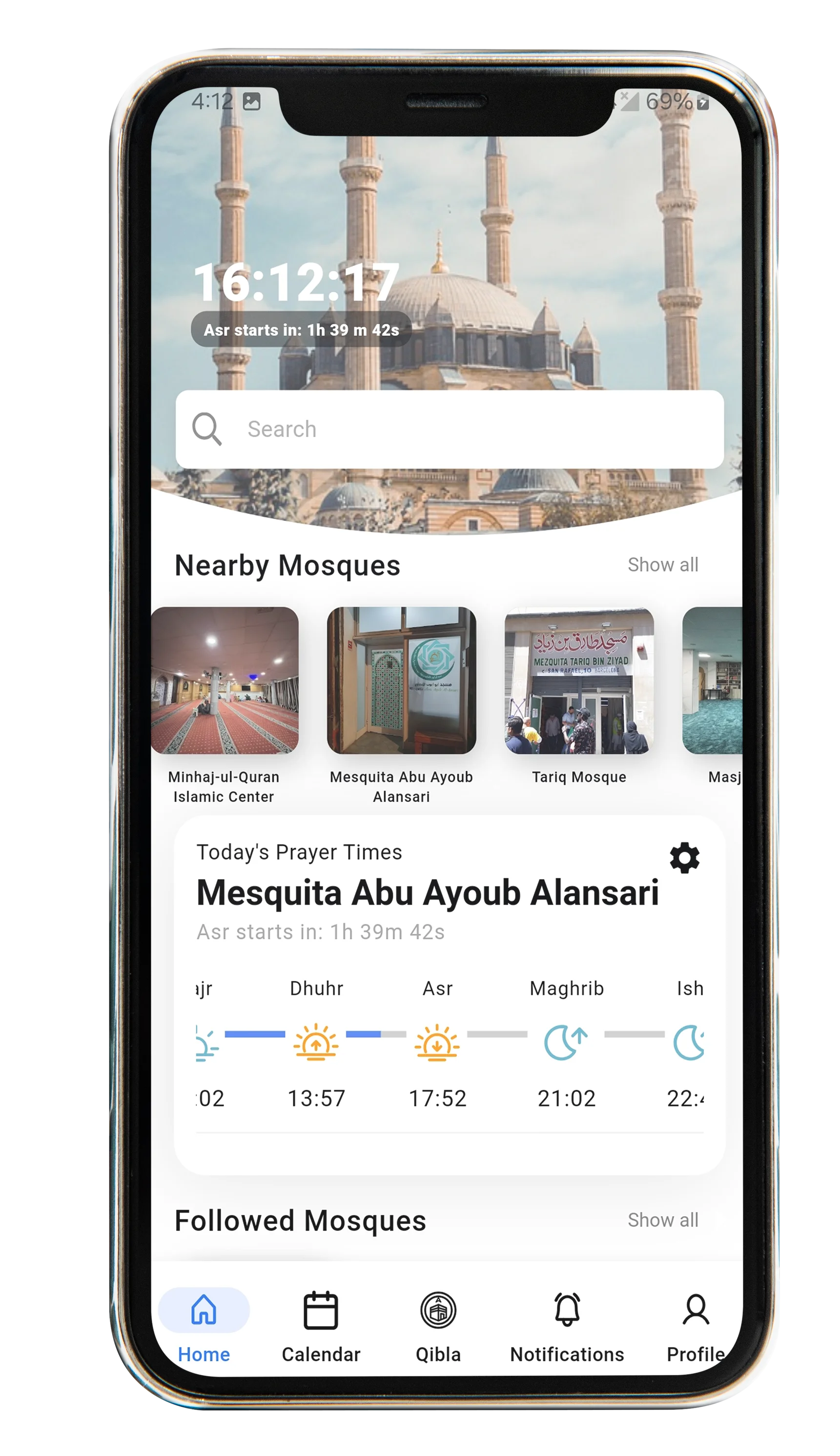 Free Islamic prayer app with accurate prayer time alerts — Salah Mate
